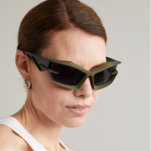 NEW GV40049I 97A GIVENCHY SUNGLASSES  MATTE DARK GREEN UNISEX EYEWEAR GIVENCHY - Picture 9 of 15